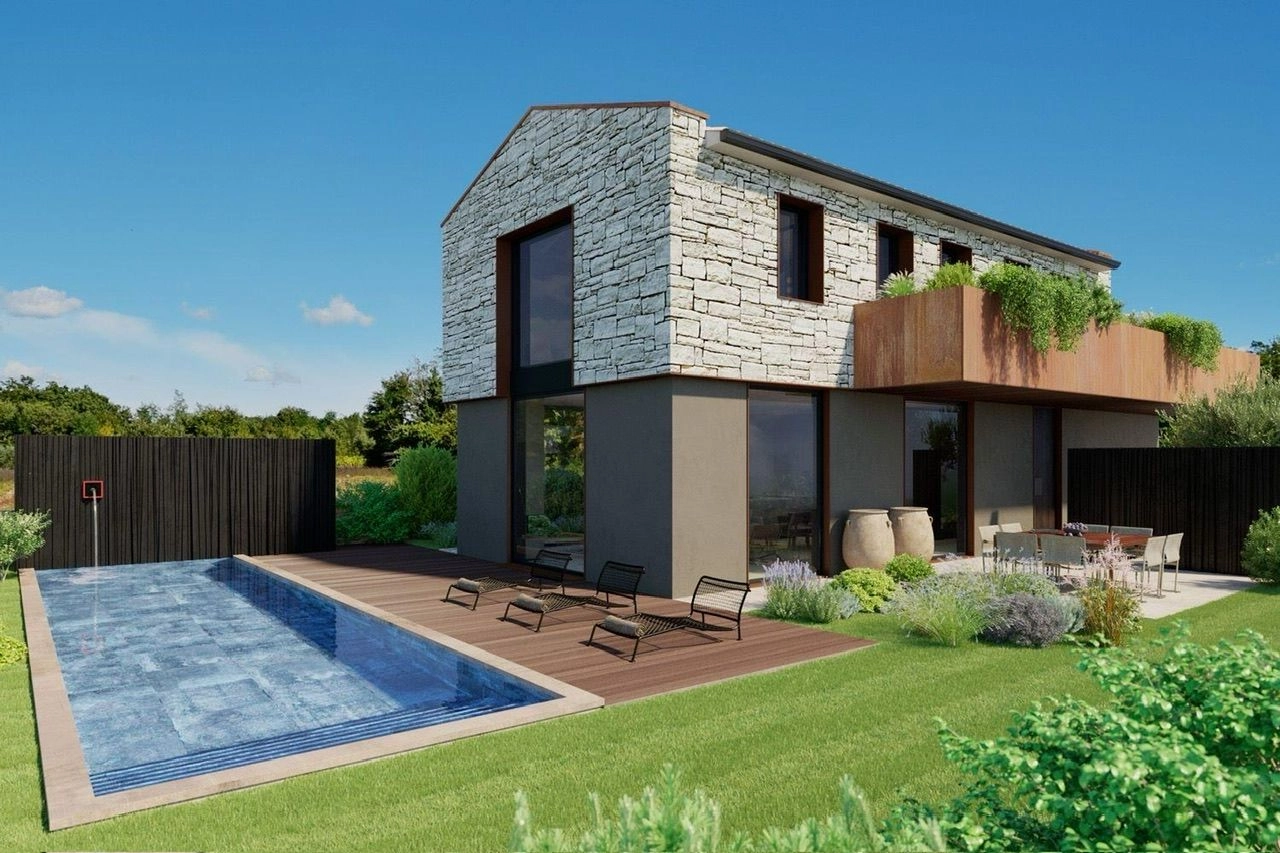 Istra, Bale, luksuzna dizajnerska vila, 503m2