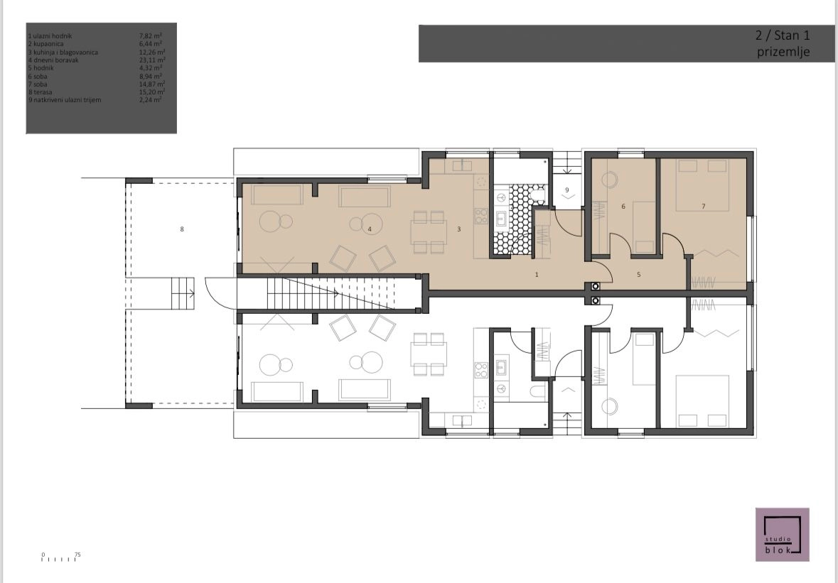 NOVOGRADNJA, GORICA, GRADIĆI, PRODAJA, 95,20m²!