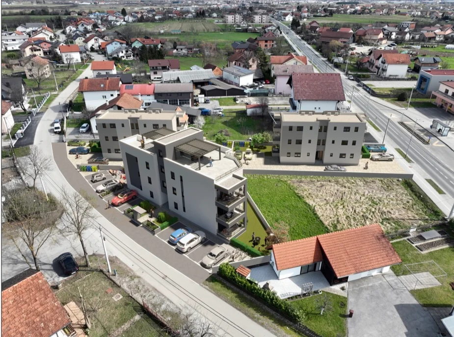 Moderni 3-sobni stan s vrtom i 2 parkinga – Gornji Stupnik, novogradnja 108,64 m²